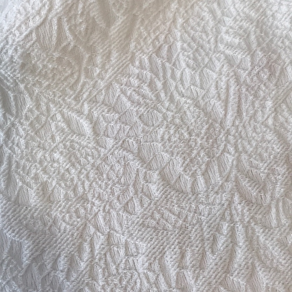 Esley White Textured Cocktail Dress - Picture 3 of 6